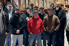 Warehouse - Front Row: Zach, Waylon, Tom, Austin.  Middle Row: Tom, Danny, Bryce, Brett, James.  Back Row:  Connor, Ralph, Scott.